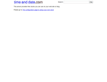 Tablet Screenshot of free.timeanddate.com